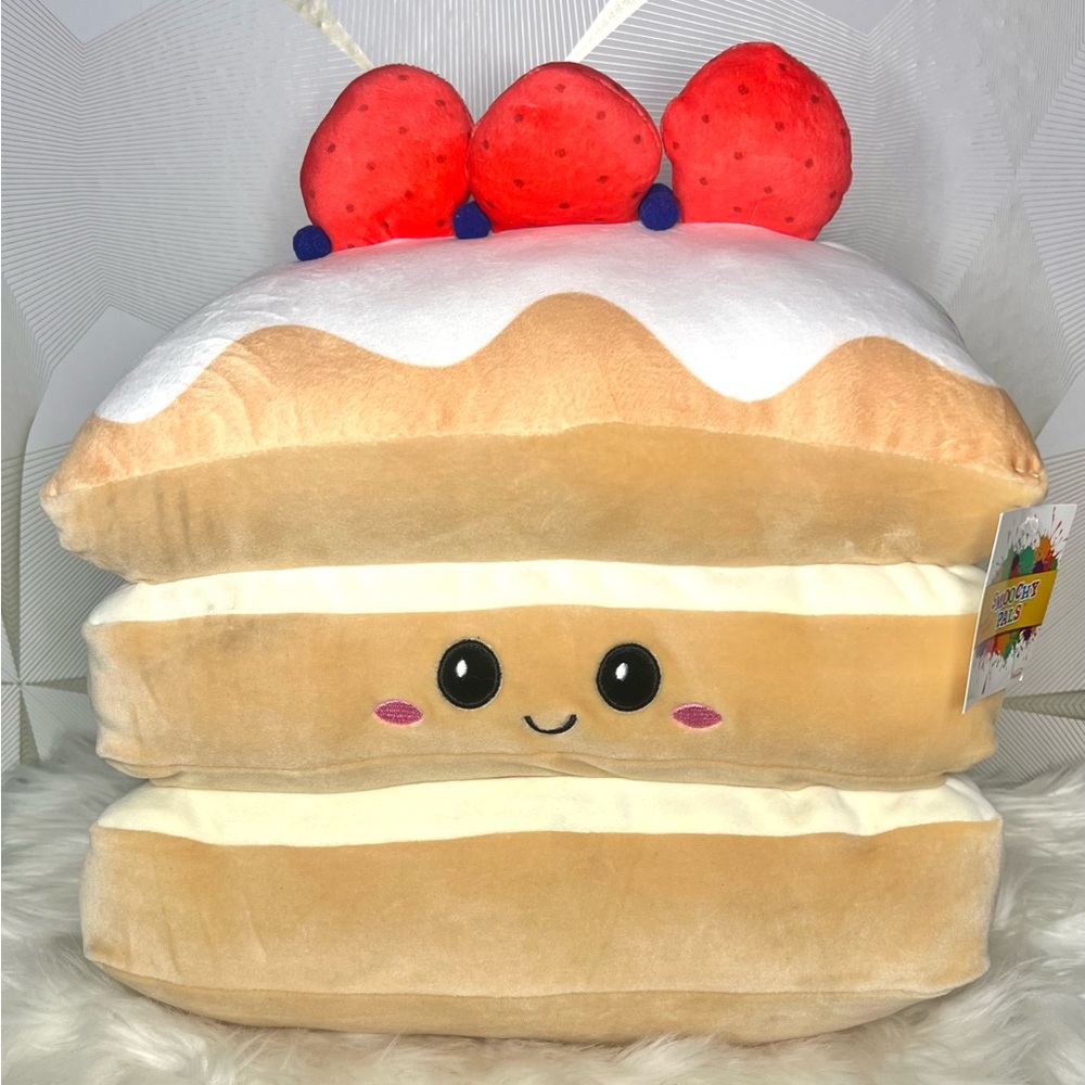 Smoochy Pals Strawberry Shortcake 14”wide x 12”tall NWT